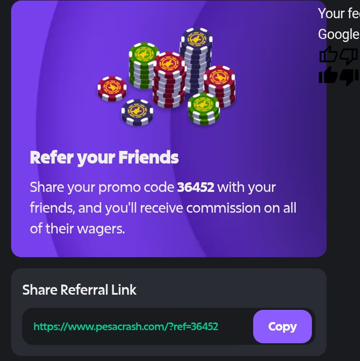 Pesacrash refer and earn 