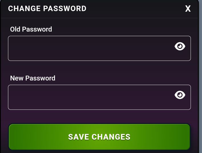 Betkumi changing password