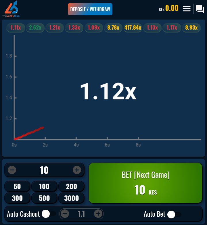 How to play lucky blue 